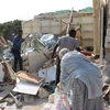 Hiện trường một vụ nổ tại Mogadishu, Somalia. (Nguồn: AFP/TTXVN)