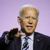 Ứng cử viên Tổng thống Mỹ Joe Biden phát biểu tại một diễn đàn ở Detroit, bang Michigan. (Ảnh: AFP/TTXVN)