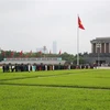 Lễ viếng Chủ tịch Hồ Chí Minh, lễ tưởng niệm các Anh hùng liệt sỹ sẽ được tiếp tục tổ chức từ ngày 15/8. (Ảnh: Dương Giang/TTXVN)