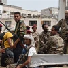 Lực lượng ly khai gác tại Aden, Yemen. (Ảnh: AFP/TTXVN)