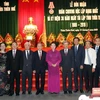 Chủ tịch Quốc hội Nguyễn Thị Kim Ngân với các đại biểu tại Lễ kỷ niệm. (Ảnh: Trọng Đức/TTXVN)