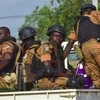 Các lực lượng Burkina Faso tuần tra tại thành phố Ouhigouya. (Ảnh: AFP/TTXVN)