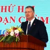 Đại sứ Hoa Kỳ tại Việt Nam Daniel J.Kritenbrink phát biểu tại hội thảo. (Ảnh: Nguyên Lý/TTXVN)