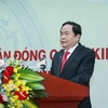 Chủ tịch Ủy Ban Trung ương Mặt trận Tổ quốc Việt Nam Trần Thanh Mẫn. (Ảnh: Phương Hoa/TTXVN)
