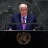 Ngoại trưởng Syria Walid Muallem phát biểu trước Đại hội đồng Liên hợp quốc ở New York (Mỹ). (Ảnh: AFP/TTXVN)