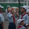 Trẻ em tại Bình Nhưỡng, Triều Tiên. (Ảnh: AFP/TTXVN)