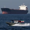 Binh sỹ Iran tuần tra tại Eo biển Hormuz. (Ảnh: AFP/TTXVN)