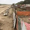 Hiện trường khu vực đất trên địa bàn phường Thành Tô, quận Hải An, thành phố Hải Phòng bị lấn chiến trái phép. (Ảnh: An Đăng/TTVXN)