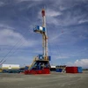 Giếng khoan dầu mỏ theo công nghệ trục ngang tại Boca de Jaruco, tỉnh Mayabeque, Cuba. (Ảnh: AFP/TTXVN)
