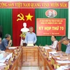 Chủ nhiệm Ủy ban Kiểm tra Tỉnh ủy Phan Xuân Lĩnh phát biểu tại cuộc họp. (Nguồn: daklak.gov.vn)