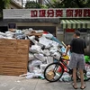 Bãi rác thải tại Thượng Hải, Trung Quốc. (Ảnh: AFP/TTXVN)