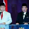 Bộ trưởng Quốc phòng Indonesia Prabowo Subianto (trái) và người đồng cấp nước chủ nhà Mohamad Sabu. (Nguồn: nst.com.my)