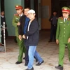 Công an tỉnh Quảng Bình bắt tạm giam đối với Nguyễn Văn Đức. (Ảnh: Võ Dung/TTXVN)