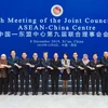 Các đại biểu tại cuộc họp lần thứ 9 Hội đồng chung của Trung tâm ASEAN-Trung Quốc. (Ảnh: Hữu Chiến/Vietnam+)