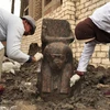Bức tượng bán thân quý hiếm của Vua Ramses II. (Nguồn: AFP)