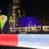 Cảnh sát sơ tán khu chợ Giáng sinh Breitscheidplatz. (Nguồn: EPA)