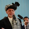 Tổng thống Afghanistan Ashraf Ghani phát biểu tại thủ đô Kabul. (Ảnh: THX/TTXVN)