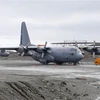Máy bay quân sự Chile C-130 tại căn cứ không quân Presidente Eduardo Frei của nước này ở Nam Cực tháng 1/2019. (Ảnh: AFP/TTXVN)