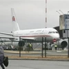 Máy bay của Hãng hàng không Triều Tiên Air Koryo tại sân bay quốc tế Vladivostok (Nga). (Ảnh: KYODO/TTXVN)