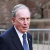 Tỷ phú Michael Bloomberg tới dự một sự kiện ở New York, Mỹ. (Ảnh: AFP/TTXVN)