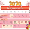 [Infographics] 14 ngày nghỉ lễ và Tết trong năm 2020