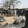 Hiện trường một vụ tấn công tại làng Ogassogou, gần Mopti, Mali. (Ảnh: AFP/TTXVN)