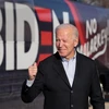 Cựu Phó Tổng thống Mỹ Joe Biden trong một cuộc vận động tranh cử ở Emmetsburg, bang Iowa. (Ảnh: AFP/TTXVN)