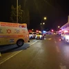 Xe cấp cứu chở những nạn nhân đến bệnh viện. (Nguồn: jewishjournal.com)