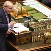 Thủ tướng Anh Boris Johnson tại cuộc họp Quốc hội ở London. (Ảnh: AFP/TTXVN)