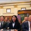 Đoàn Kiểm toán Nhà nước Việt Nam tham dự hội thảo. (Ảnh: Hà Thơ/Vietnam+)