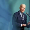 Cựu Phó Tổng thống Mỹ Joe Biden phát biểu tại North Charleston, South Carolina, Mỹ. (Ảnh: AFP/TTXVN)