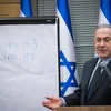 Thủ tướng Benjamin Netanyahu phát biểu tại cuộc họp ở Jerusalem ngày 4/3. (Ảnh: THX/TTXVN)