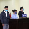 Các bị cáo tại phiên xét xử. (Ảnh: Nguyễn Nam/TTXVN)