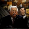 Tổng thống Palestine Mahmoud Abbas phát biểu tại một cuộc họp ở thành phố Ramallah, Bờ Tây ngày 28/1. (Ảnh: AFP/TTXVN)