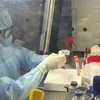 Xét nghiệm các mẫu bệnh phẩm nghi ngờ nhiễm virus SARS-CoV-2. (Ảnh: Xuân Tư/TTXVN)