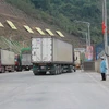 Công tác kiểm dịch y tế tại cửa khẩu Tân Thanh (Lạng Sơn) được tuân thủ nghiêm ngặt. (Ảnh: Quang Duy/TTXVN)