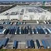 Trung tâm đóng gói hàng vận chuyển BWI2 của Công ty thương mại điện tử Amazon ở Baltimore, Maryland (Mỹ) ngày 14/4. (Ảnh: AFP/TTXVN)