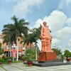 Bảo tàng Hồ Chí Minh chi nhánh Bình Thuận được xây dựng liền kề trường Dục Thanh vào năm 1983. (Ảnh: Nguyễn Thanh/TTXVN)