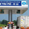 Một trạm thu phí trên tuyến đường cao tốc Nội Bài-Lào Cai. (Ảnh: Vietnam+)