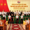 Ra mắt Ban chấp hành Đảng bộ huyện Lộc Ninh khóa XI nhiệm kỳ mới 2020-2025. (Ảnh: Dương Chí Tưởng/TTXVN)