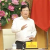 Phó Thủ tướng Trịnh Đình Dũng phát biểu. (Ảnh: Doãn Tấn/TTXVN)