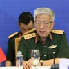 Thượng tướng Nguyễn Chí Vịnh, Thứ trưởng Bộ Quốc phòng. (Ảnh: Dương Giang/TTXVN)