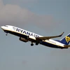 Một máy bay của hãng hàng không Ryanair. (Ảnh: AFP/TTXVN)