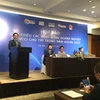 Tiến sỹ Vũ Tiến Lộc, Chủ tịch VCCI, phát biểu tại họp báo. (Nguồn: baodautu.vn)