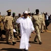 Tổng thống Mali Ibrahim Boubacar Keita tại sân bay Gao, Mali. (Ảnh: AFP/TTXVN)