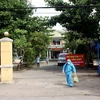 Quang cảnh khu cách ly ở Trung tâm y tế huyện Thăng Bình. (Ảnh: Trịnh Bang Nhiệm/TTXVN)