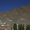 Vùng núi ở Leh, thủ phủ khu vực Ladakh, biên giới Ấn Độ-Trung Quốc. (Ảnh: AFP/TTXVN)