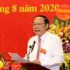 Thứ trưởng Lê Công Thành tái đắc cử là Bí thư Đảng ủy Bộ Tài nguyên và Môi trường nhiệm kỳ 2020-2025. (Nguồn: dwrm.gov.vn)