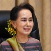 Cố vấn Nhà nước Myanmar Aung San Suu Kyi. (Ảnh: AFP/TTXVN)