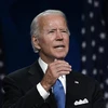 Ông Joe Biden phát biểu tại Wilmington, Delaware, Mỹ. (Ảnh: AFP/TTXVN)